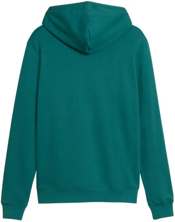 Puma Felpa Uomo con Cappuccio – Regular Fit, Tasca Marsupio, Logo Ricamato Emerald Ice