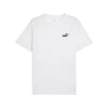 Puma T-Shirt Uomo in Cotone con Logo Ricamato – Maglietta Girocollo Regular Fit Casual Beige