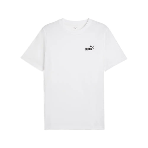 Puma T-Shirt Uomo in Cotone con Logo Ricamato – Maglietta Girocollo Regular Fit Casual Beige