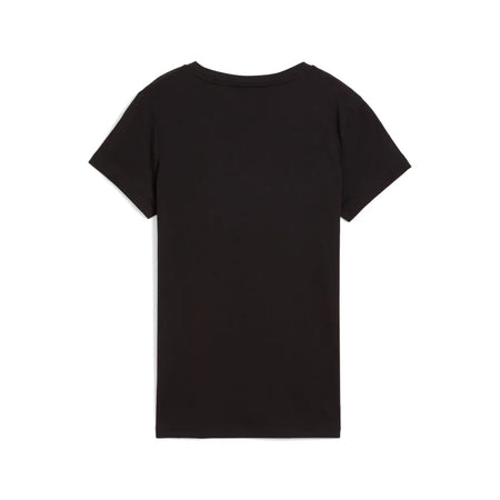 Puma T-Shirt Donna ESS Small Logo Nera in Cotone Manica Corta Relaxed Fit Casual Nero