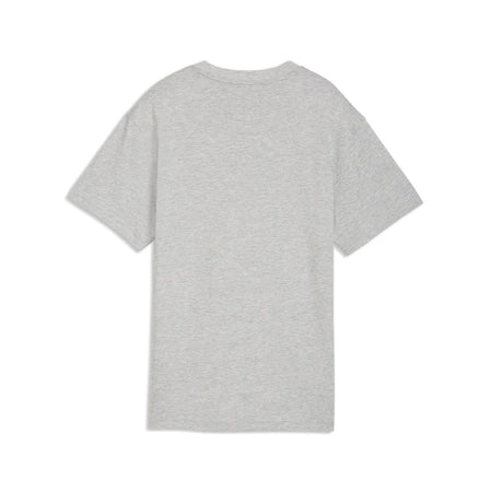 Puma T-Shirt Bambino Classics Grafica in Cotone Manica Corta Casual Regular Fit Grigio