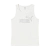 Puma Canotta Donna Lavanda in Cotone – Tank Top Sportivo Casual con Logo Lucido Bianco
