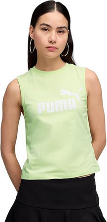 Puma Canotta Donna Sportiva Slim Fit in Cotone – Tank Top Girocollo con Logo N.1 Apple Spritz