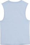 Puma Canotta Donna Sportiva Slim Fit in Cotone – Tank Top Girocollo con Logo N.1 Azzurro