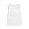 Puma Canotta Donna Sportiva Slim Fit in Cotone – Tank Top Girocollo con Logo N.1 PUMA White