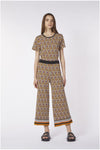 PANTALONI LAVORAZIONE JACQUARD DISEGNO GEOMETRICO
