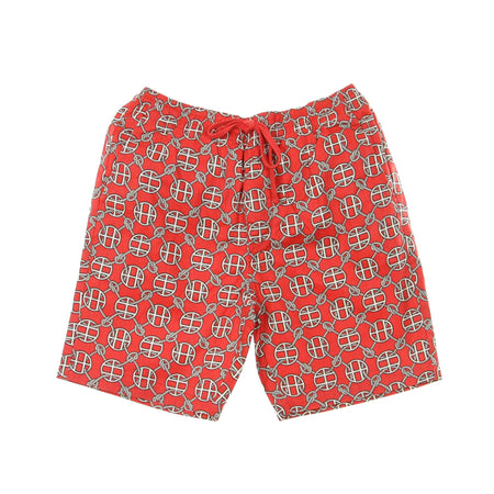 HUF Pantalone Corto Uomo Atelier Easy Short Red da uomo