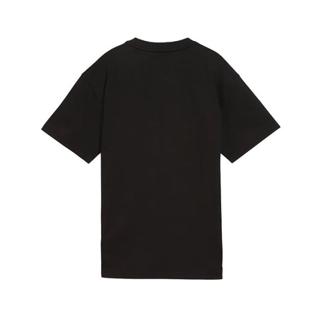 Puma T-Shirt Bambino Classics Grafica in Cotone Manica Corta Casual Regular Fit Nero