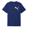 T-shirt Uomo PUMA Essentials 2 Colour N.1 Logo Alpine Blue Jewel