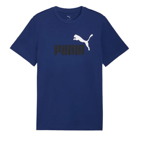 T-shirt Uomo PUMA Essentials 2 Colour N.1 Logo Alpine Blue Jewel