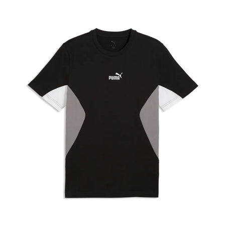 T-shirt Uomo PUMA Essentials Block Girocollo Maniche Corte Vestibilità Regolare PUMA Black