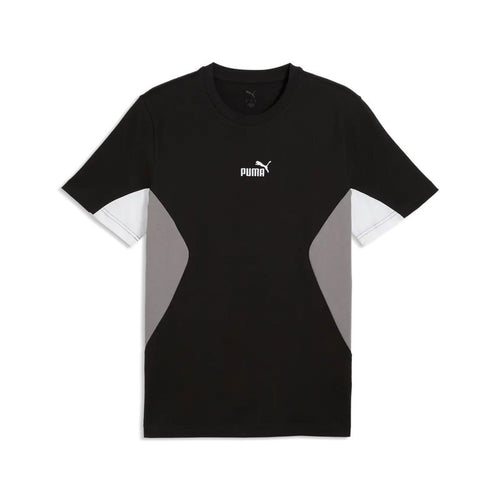 T-shirt Uomo PUMA Essentials Block Girocollo Maniche Corte Vestibilità Regolare PUMA Black