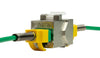 Accoppiatore Cat.6A Keystone 2xRJ45 STP Larghezza solo 14,6 mm Silver