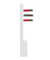 Spina Italiana Ultrapiatta 2P+T 10A Bianco