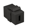 Connettore Keystone USB-C&trade F/F 17,2 mm Nero