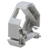 Adattatore keystone RJ45 per Barra DIN espandibile in Plastica con messa a terra