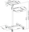 Carrello per Proiettore Notebook Regolabile con Mensola