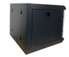 Armadio Rack 10'' a Muro 6 Unità Pannelli Asportabili Nero