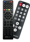 Decoder Ricevitore Digitale Terrestre DVB-T2 HEVC Main10 con doppio telecomando