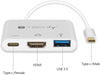 Cavo Convertitore Adattatore da USB-C&trade a USB 3.0, HDMI e PD