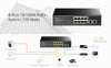 Switch PoE+ 10/100M a 8 Porte con 2 Porte Uplink, FS1010P