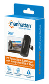 Power Bank PD 5000 mAh con Presa USB-C&trade Integrata 20W Nero