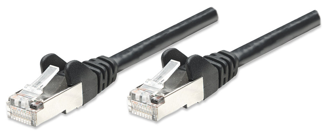 Cavo di rete Patch in Rame Schermato Cat. 5e Nero F/UTP 10 m