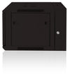 Armadio Rack 19'' a muro 9 unità due sezioni Nero