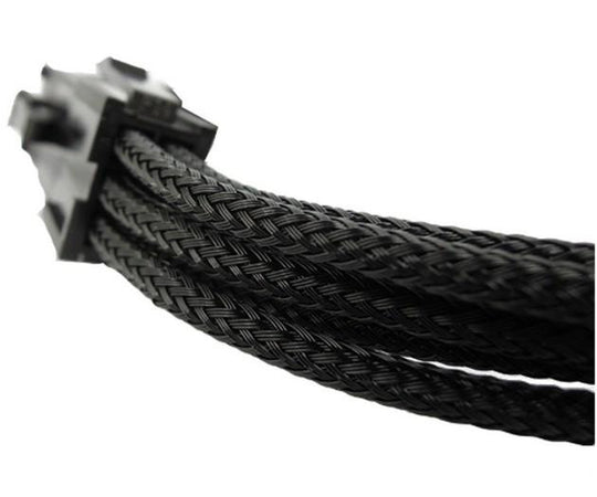 Cavo Prolunga PCI-E 6 Pin 30 cm con Guaina Nera