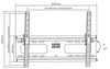 Supporto a Muro Universale Inclinabile per TV 37-70''