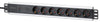 Multipresa per Rack 19'' 7 posti Spina Schuko Angolata 1U