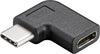 Convertitore Adattatore USB-C&trade Maschio / USB-C&trade Femmina Angolato