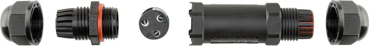 Connettore Elettrico Impermeabile per Cavo IP68 da Esterno Lunghezza 10 cm