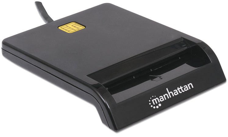 Lettore/Scrittore di Smart Card USB Compatto Nero