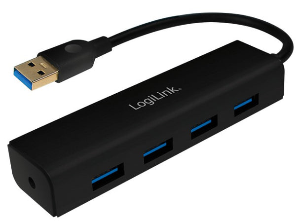 Hub USB3.0 4 Porte Nero