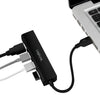 Hub USB3.0 4 Porte Nero