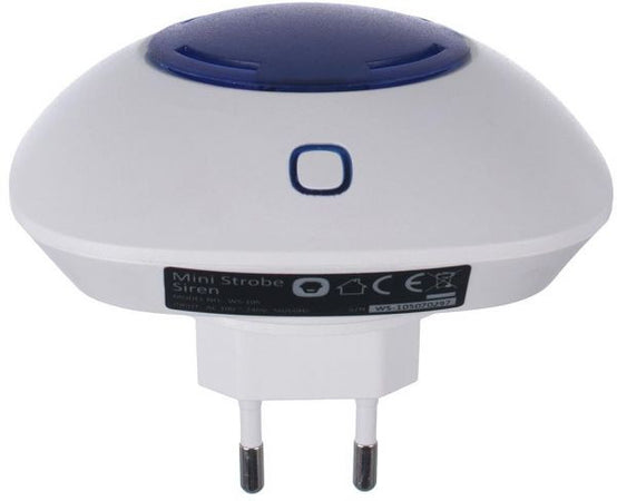 Sirena con Lampeggiante Wireless da Interni per Antifurto WS-105