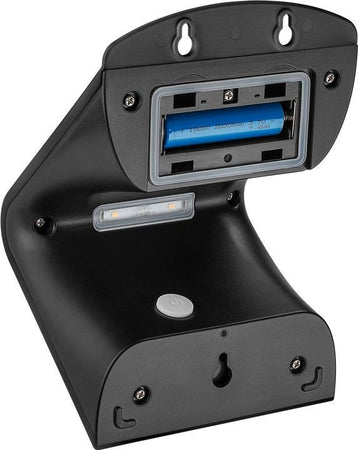 Lampada LED Solare a Muro 3,2W IP65 Sensore di Movimento Nero