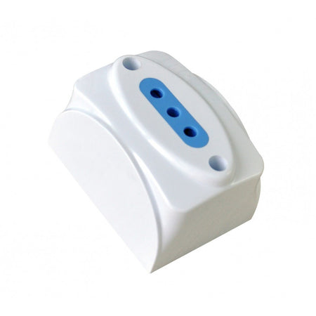 Presa da muro 2P+T 10A bianco