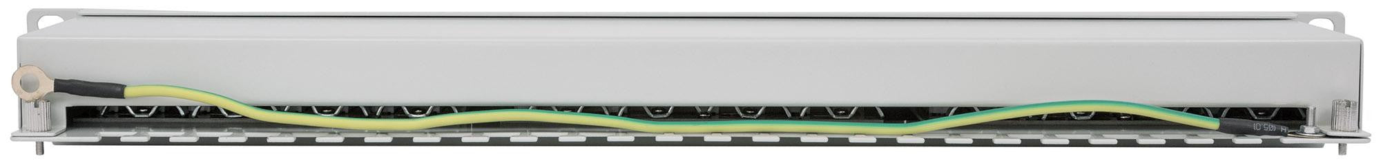 Pannello Patch FTP 24 porte 19'' Cat6a Grigio