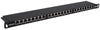 Pannello Patch 24 posti 19'' 0.5U Cat6 FTP Nero