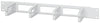 Pannello Passacavi 19'' 4 anelli in plastica 1U Grigio