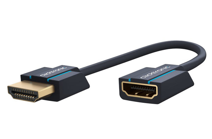 Cavo Adattatore Flessibile HDMI M/F 0,1m Alta Qualit&agrave