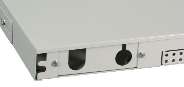 Box Ottico Versione Scorrevole 1U Senza Pannello Frontale Grigio