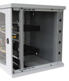 Armadio Rack 19'' a muro 13 unità sezione unica prof. 500mm Nero