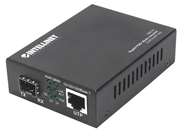 Media Converter Gigabit PoE+