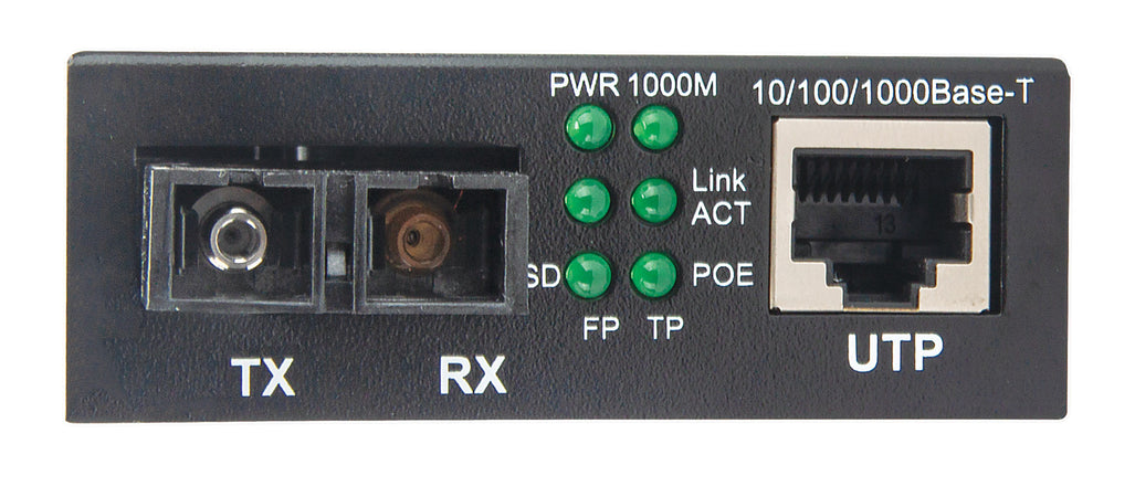 Media Converter Gigabit PoE+