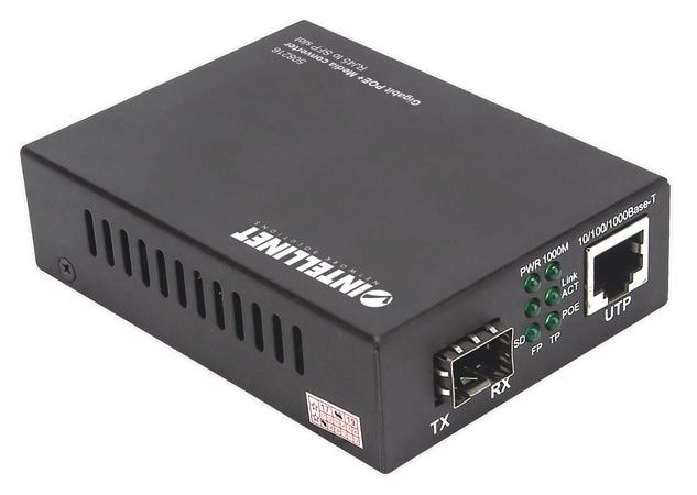 Media Converter Gigabit PoE+