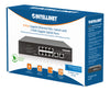 Switch Ethernet Gigabit 8 Porte PoE+ con 2 porte RJ45 Gigabit Uplink