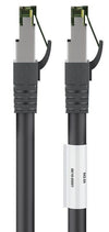 Cavo di rete Patch in rame Cat. 8.1 Nero SFTP LSZH 1m